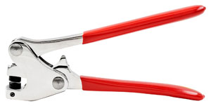 Plombenzange 150 mm mit austauschbaren Prägeeinsätzen für individuelle Plombenkennzeichnungen